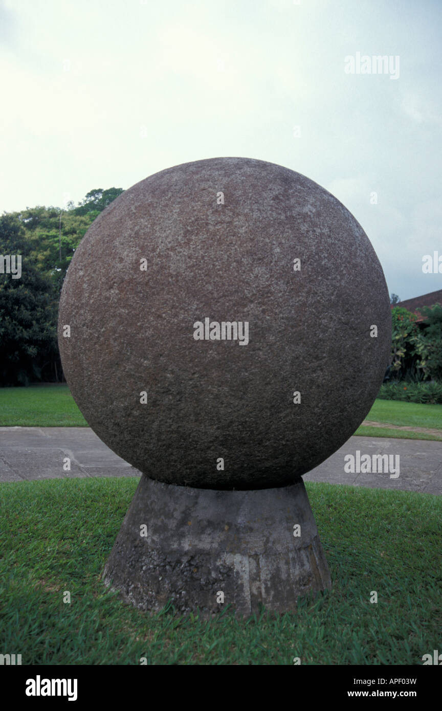 PreColumbian stone sphere at the National Museum of Costa Rica in San