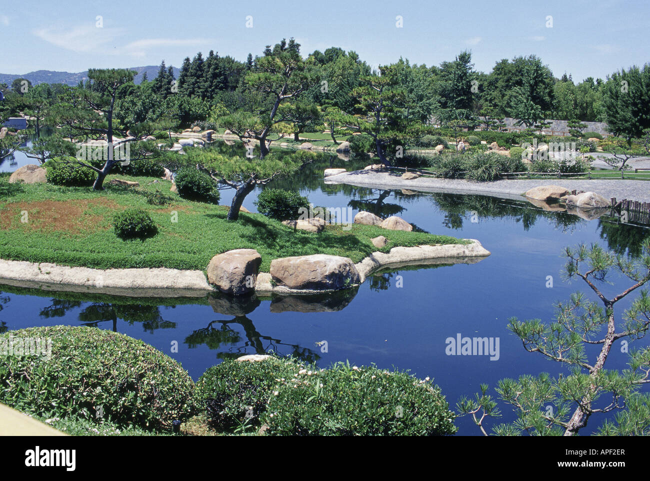 Japanese Garden Van Nuys California Stock Photo 15771790 Alamy