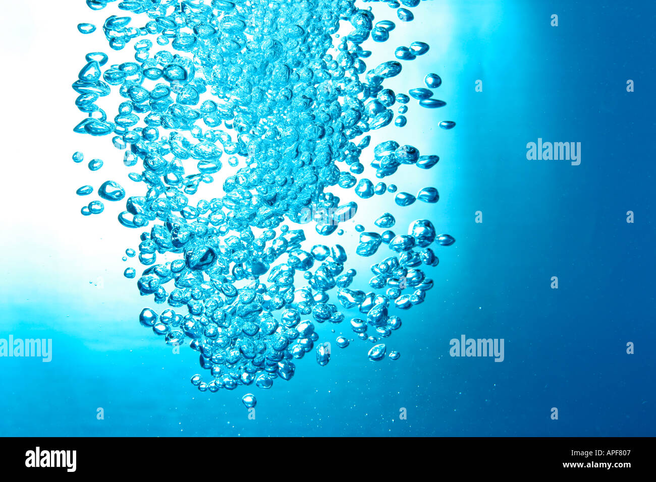 air bubbles Stock Photo