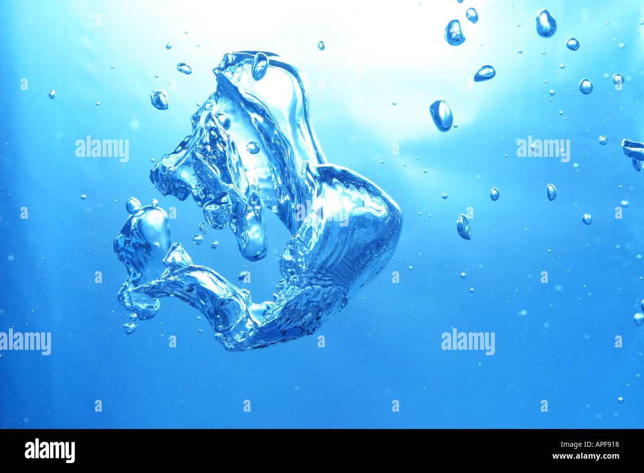 bubble in a fish tank Stock Photo Alamy