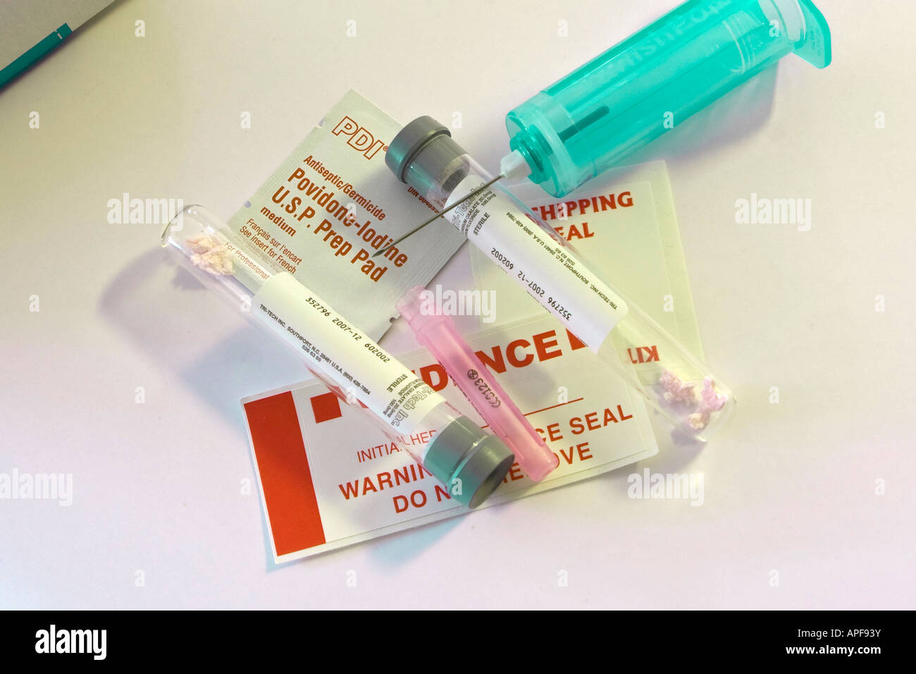 Biohazard Labeled Biological Specimen Cardboard Box for Blood Draw and Withdrawal for Medical