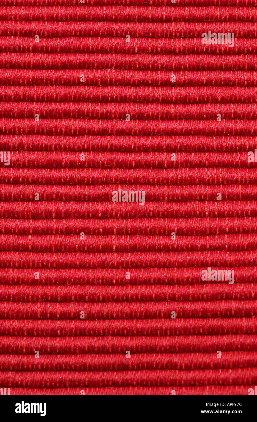 Red fabric background Stock Photo