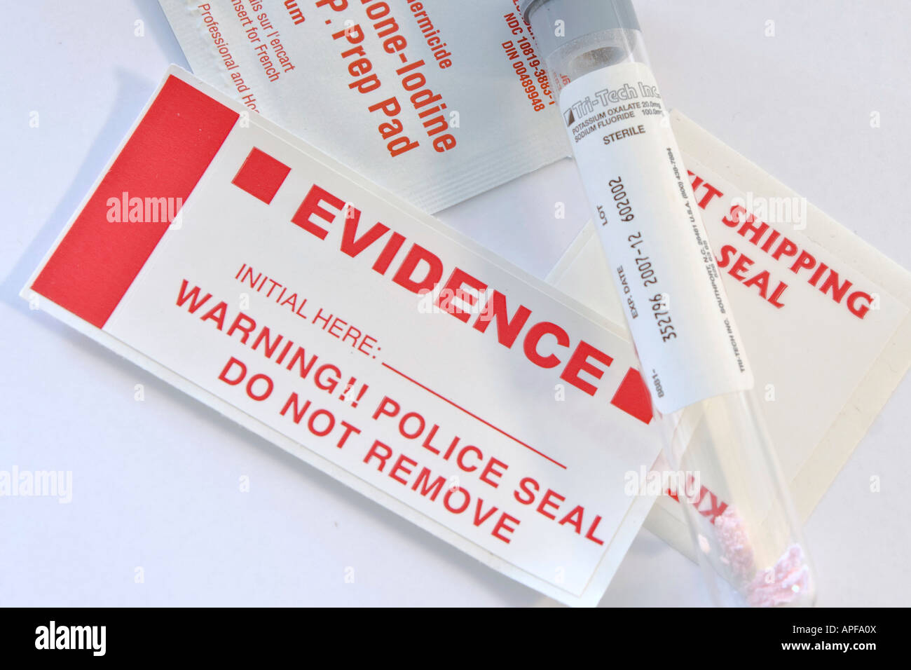 Biohazard Labeled Biological Specimen Cardboard Box for Blood Draw and Withdrawal for Medical