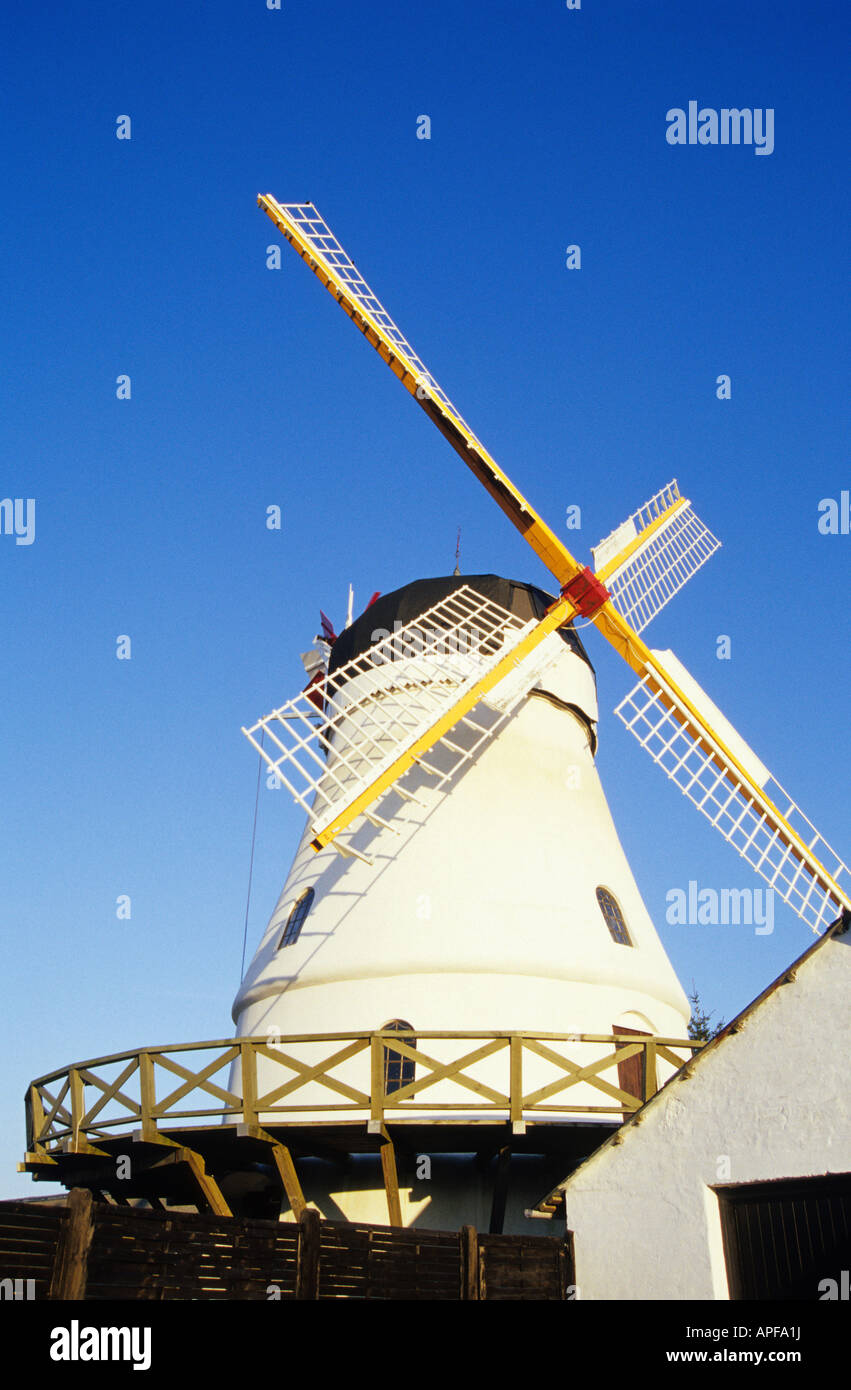 Wind mill in GUDME Denmark Stock Photo