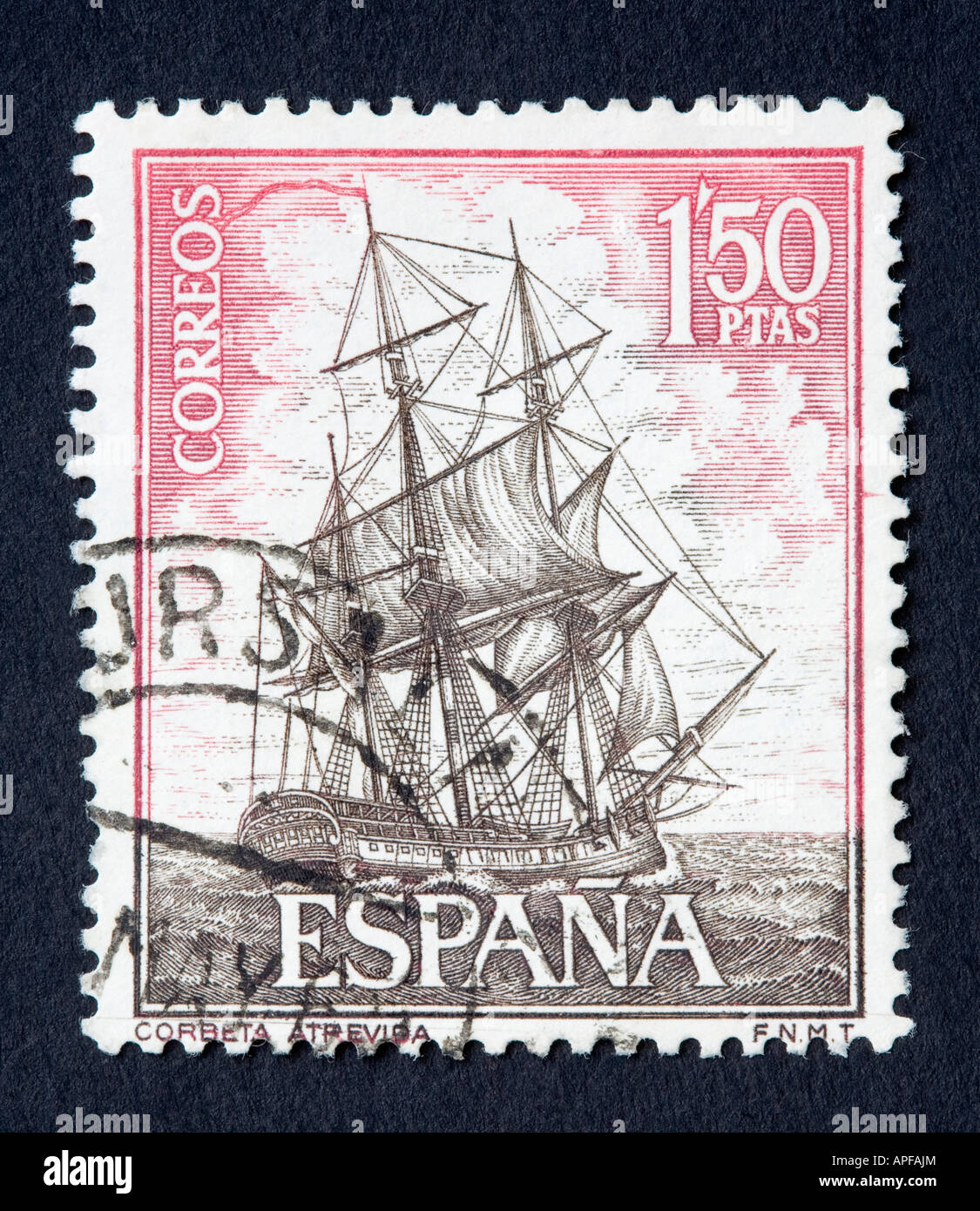 Spanish postage stamp Stock Photo Alamy
