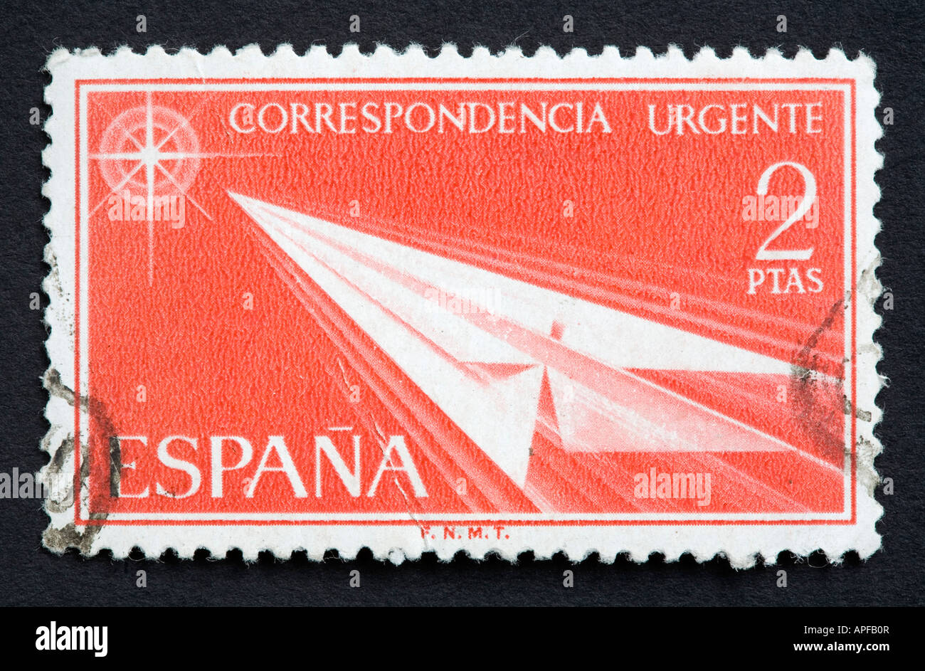 Spanish postage stamp Stock Photo Alamy