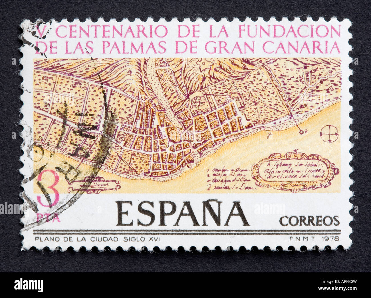 Spanish postage stamp Stock Photo Alamy