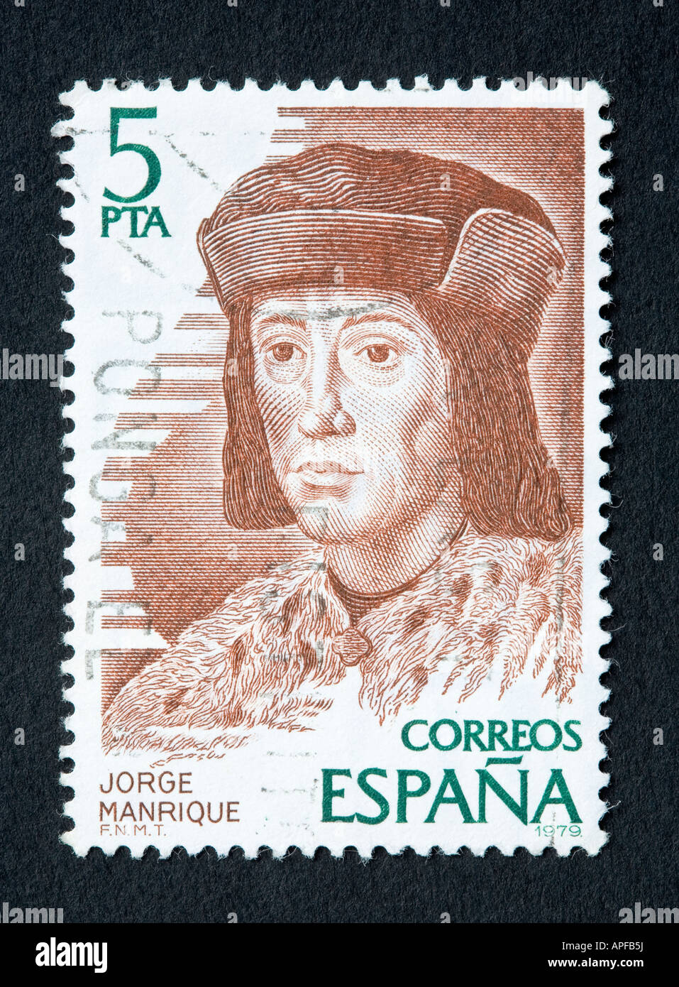 Spanish postage stamp Stock Photo Alamy