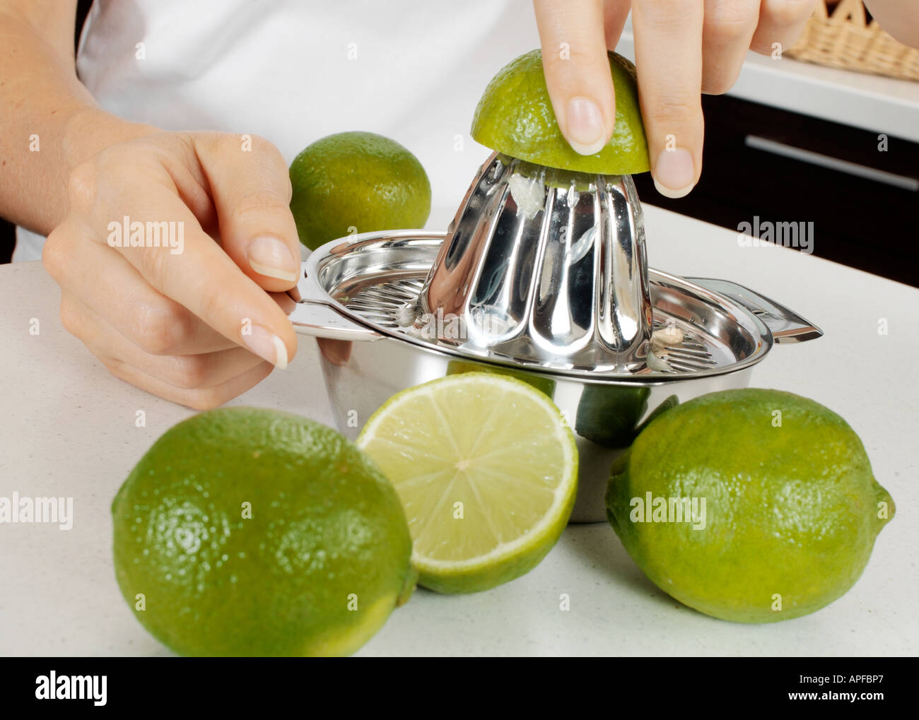 Lemon squeezing device hi-res stock photography and images - Alamy