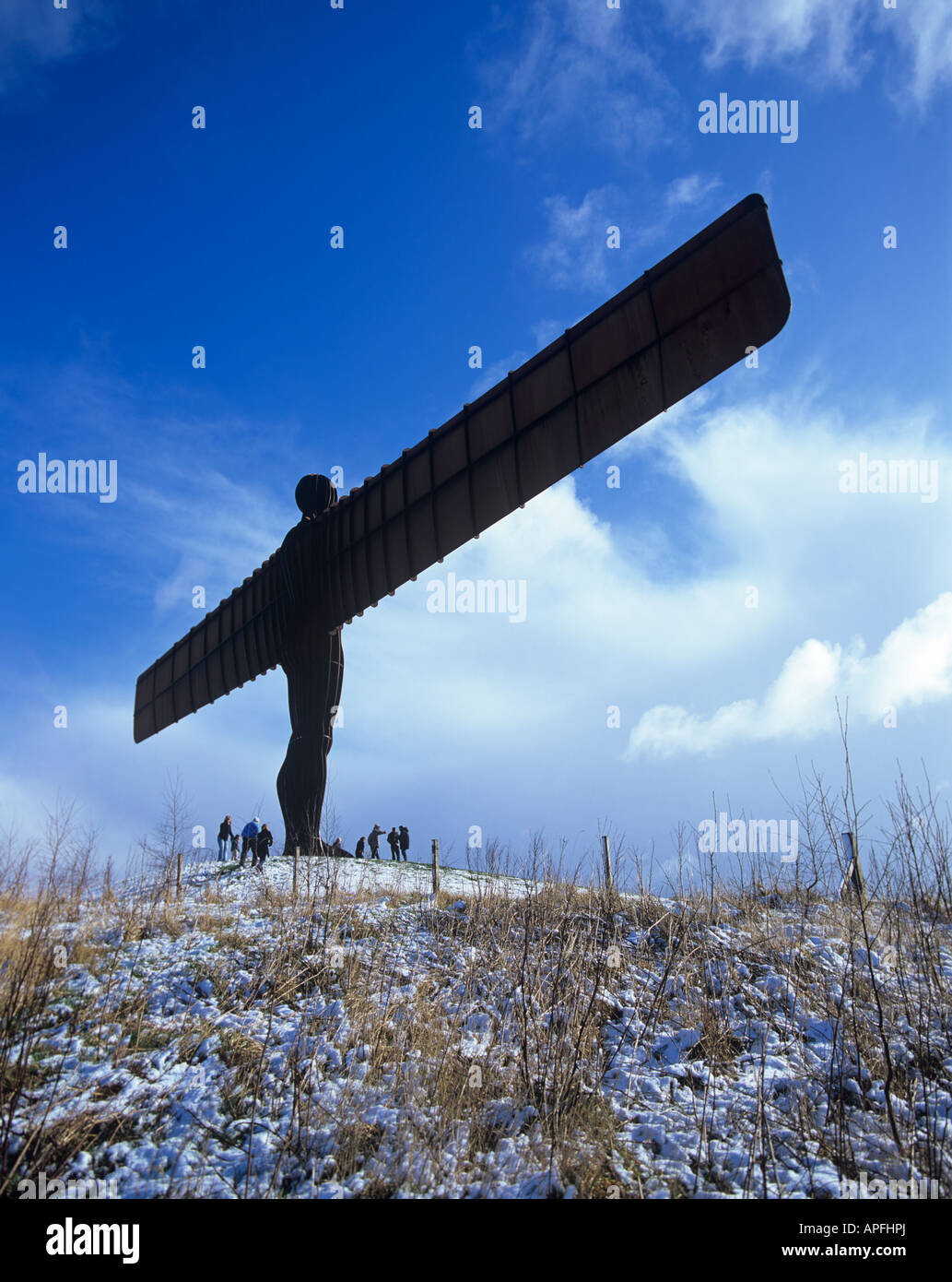The Angel of the North in Gateshead, Tyne and Wear Stock Photo - Alamy
