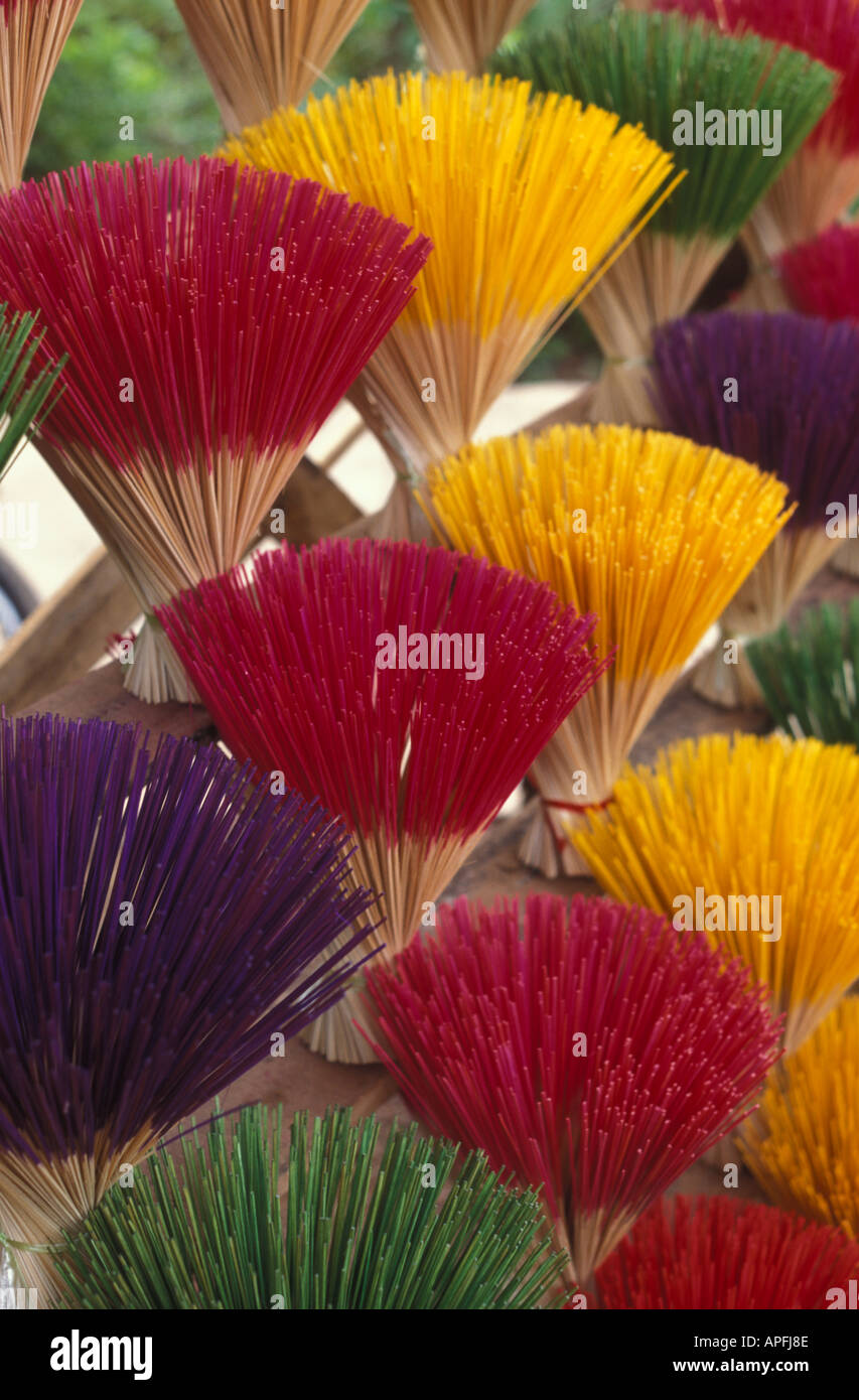 Incense sticks in a village near Hue, Vietnam Stock Photo Alamy
