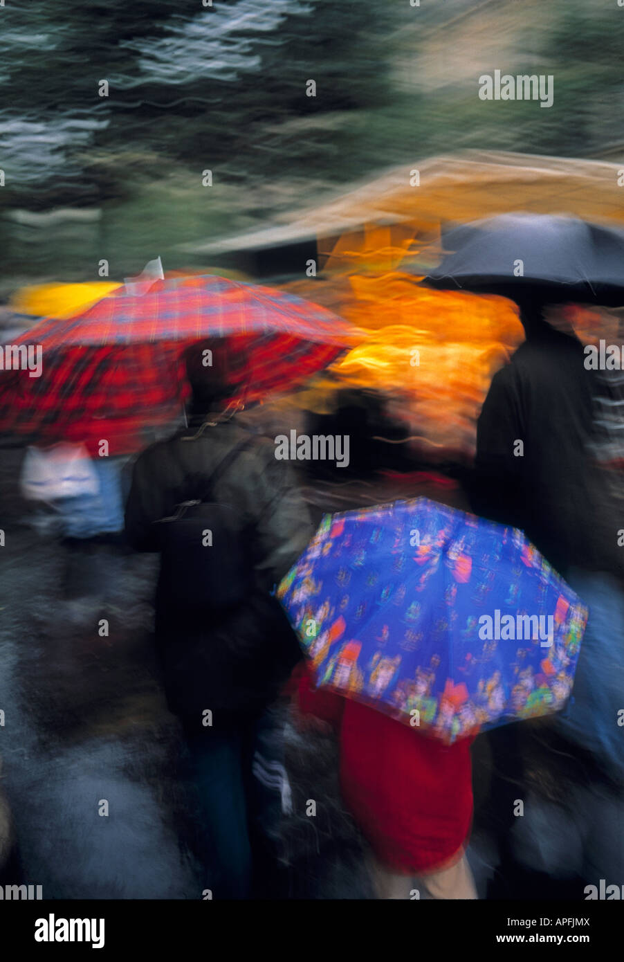 Rainy day in Paris France Stock Photo - Alamy
