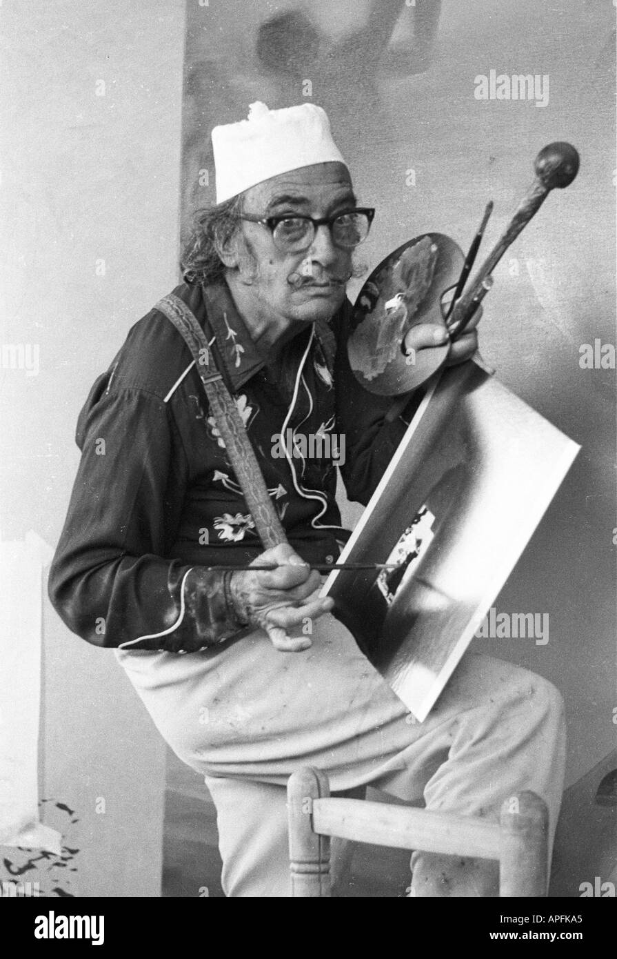 Salvador Dali painting 1968 Stock Photo