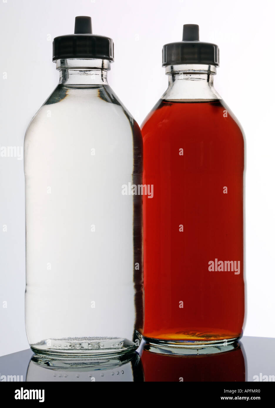 WHITE AND MALT VINEGAR Stock Photo Alamy