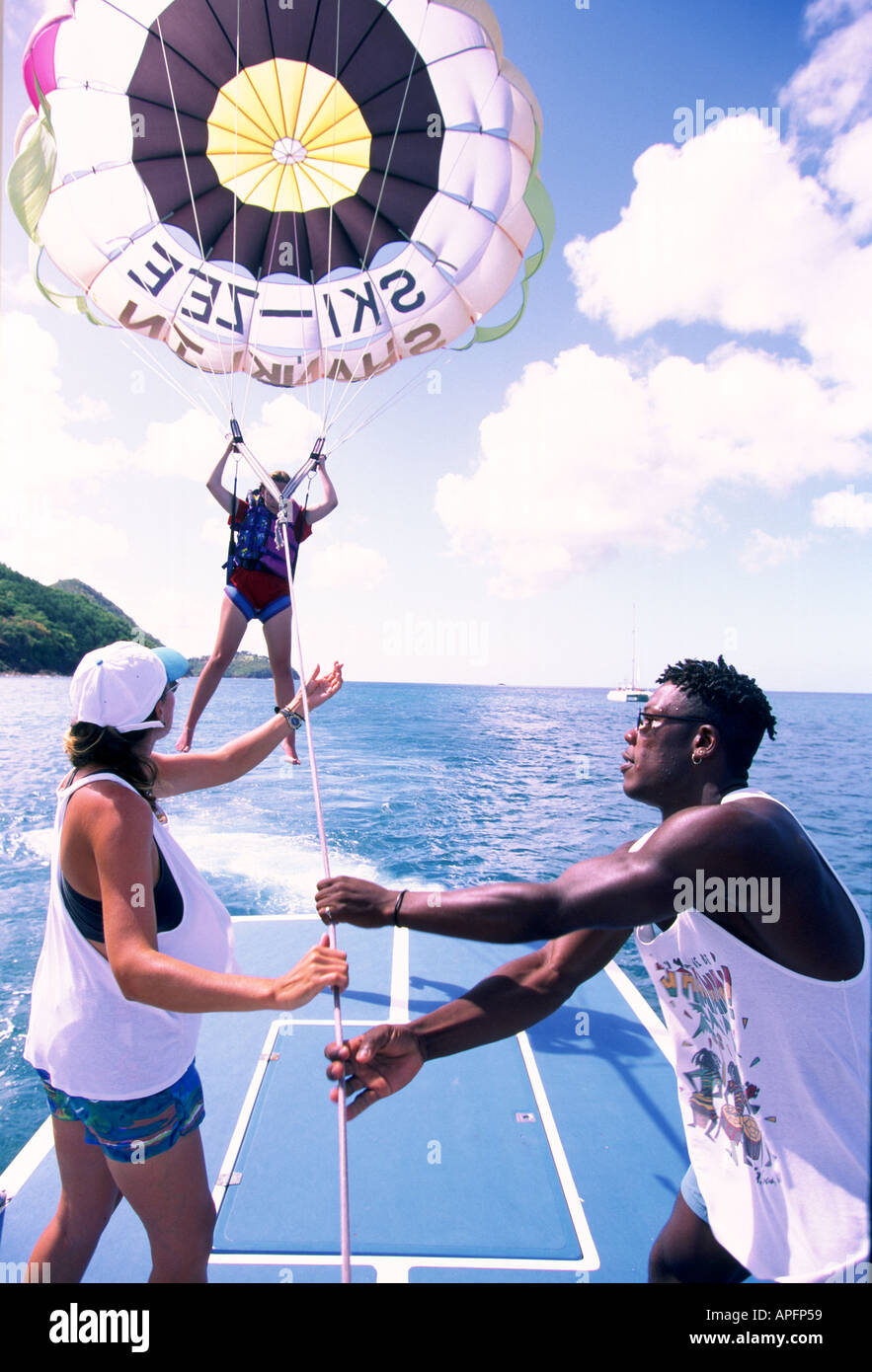 parasailing st lucia