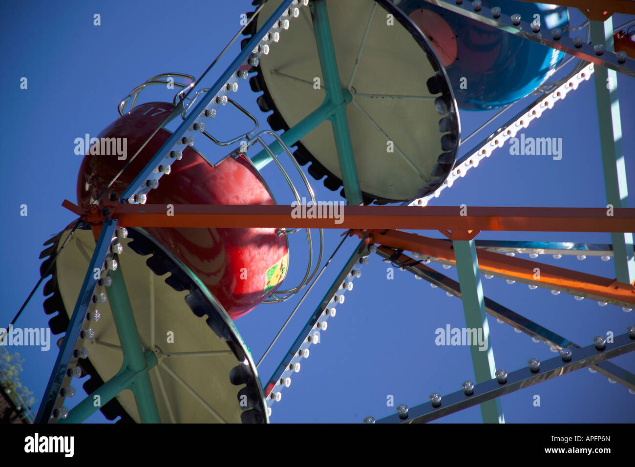 Multicolored Ferris Wheel Stock Photo - Alamy