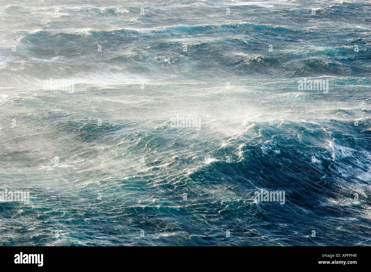 storm waves Stock Photo