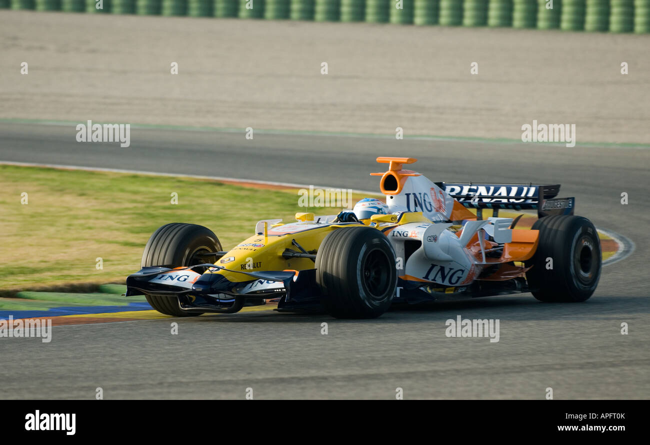 F1 R28 Fernando ALONSO (ESP) in the Renault R28 Formula 1 racecar Stock Photo ...