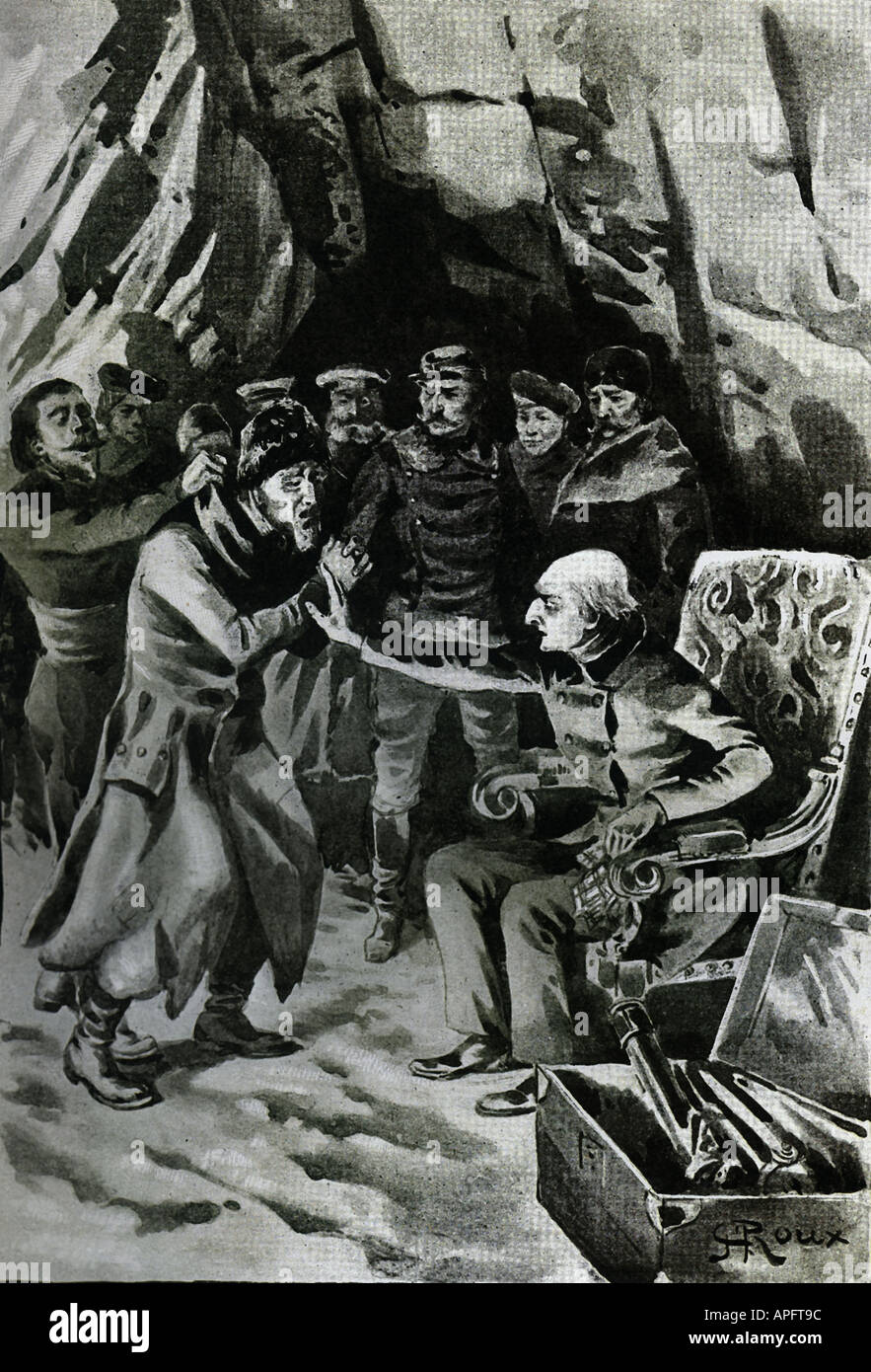 Jules Verne Hector Servadac Illustration Stock Photo Alamy jules-verne-hector-servadac-illustration-stock-photo-alamy