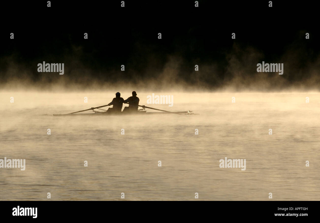 Kayakers on Potomac Stock Photo