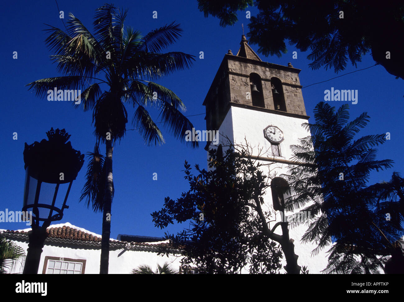 San Marcos church in Icod de los Vinos TENERIFE ISLAND Canary Islands SPAIN Stock Photo