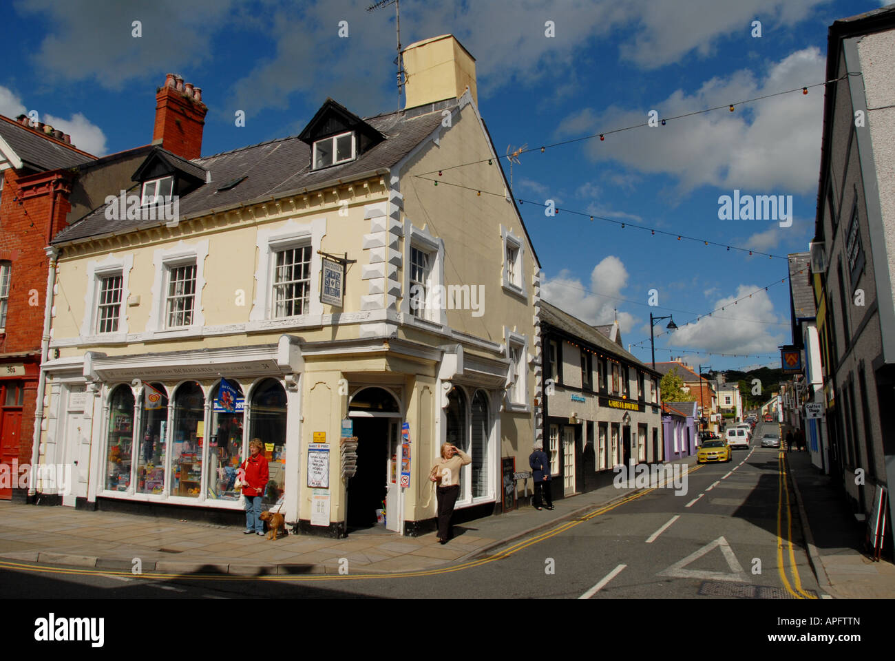 Beaumaris Town Centre Stock Photo Alamy