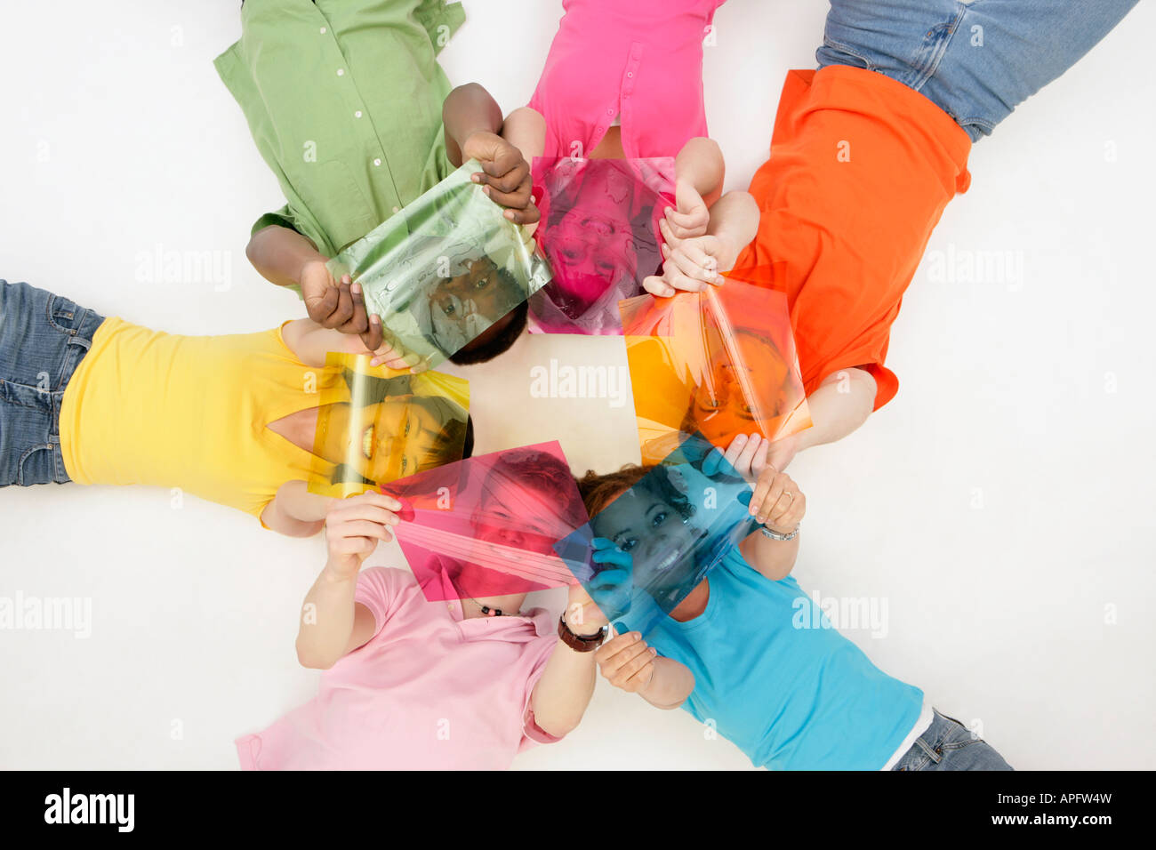 A group of teens Stock Photo