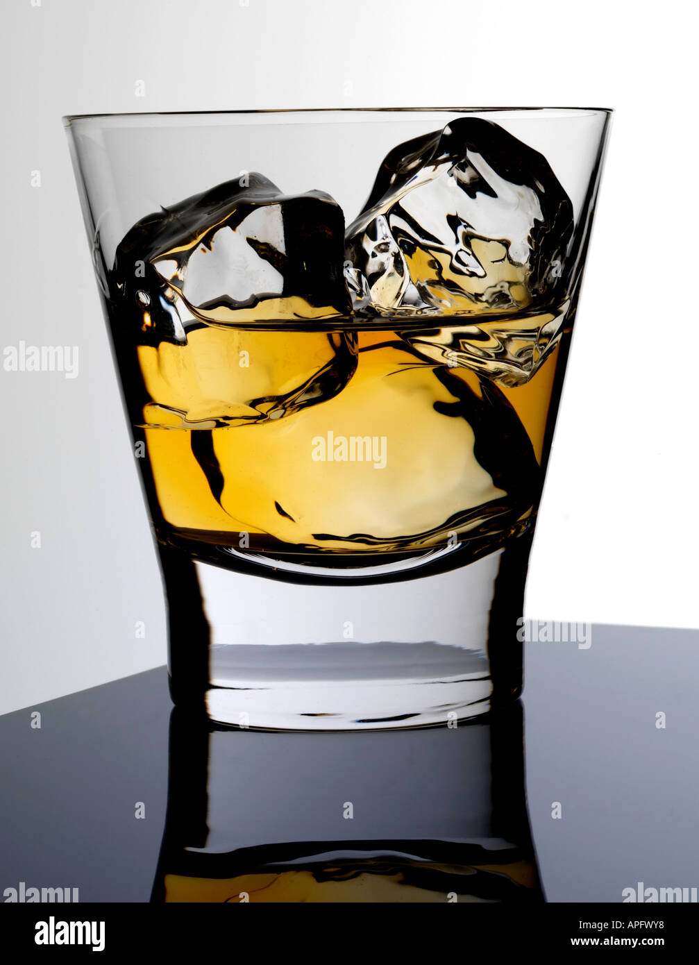 GLASS OF BOURBON WHISKEY Stock Photo Alamy