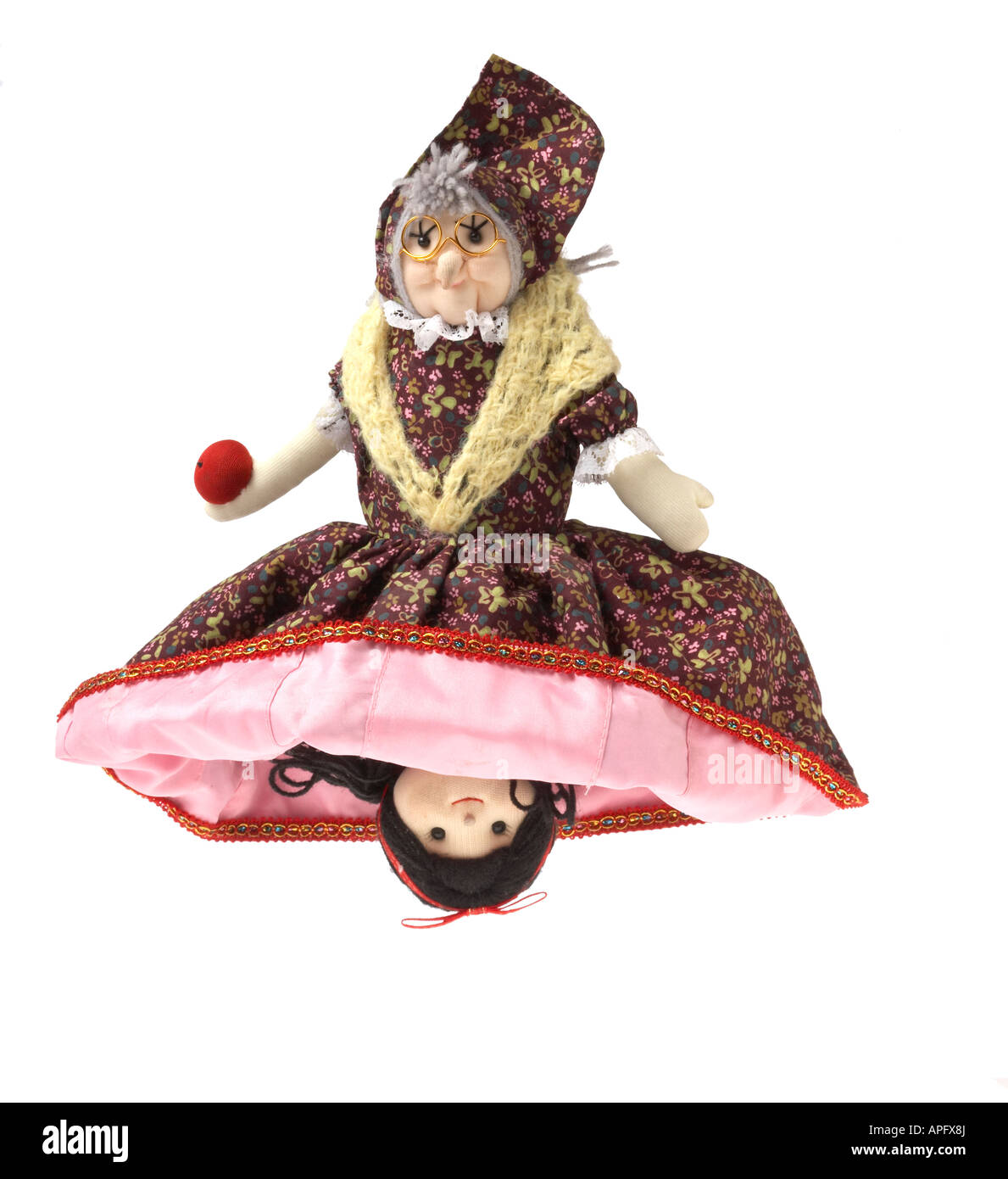Snow White and the Wicked Witch Doll - see images APG08G and ARFE8G Stock Photo