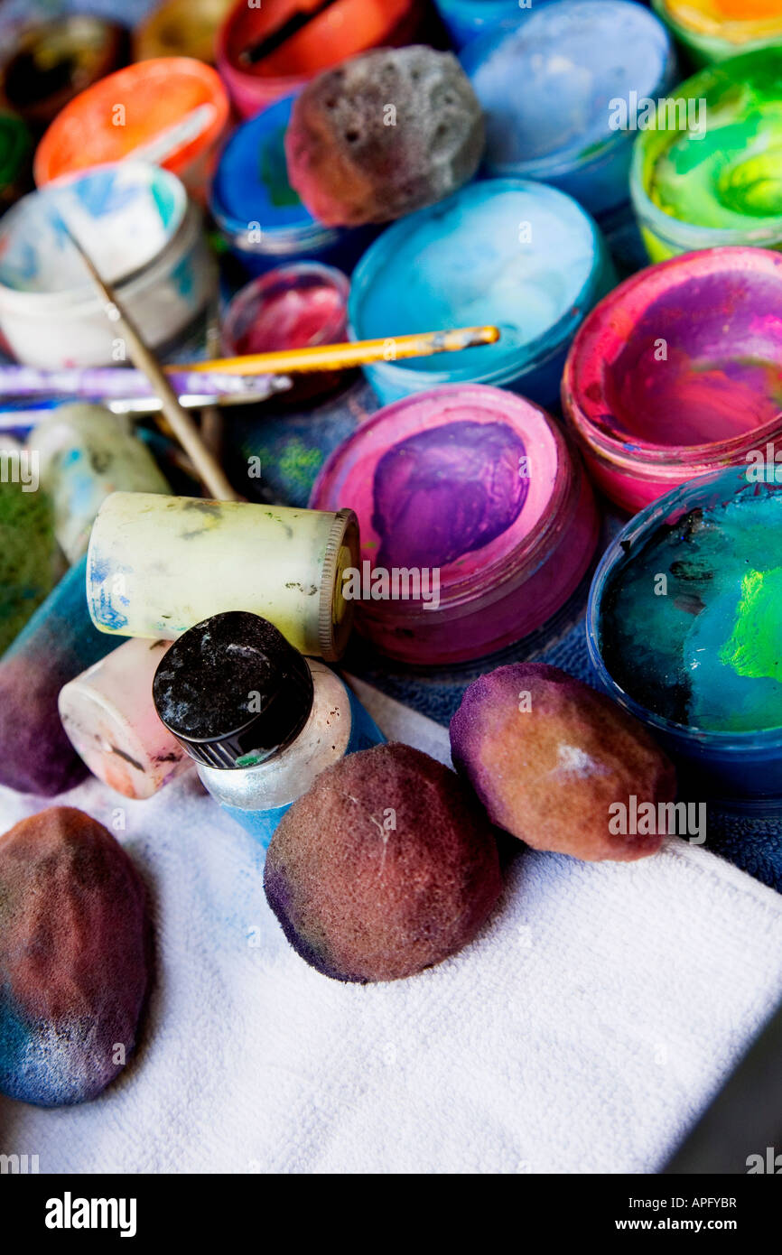 Painting Supplies High Resolution Stock Photography and Images - Alamy