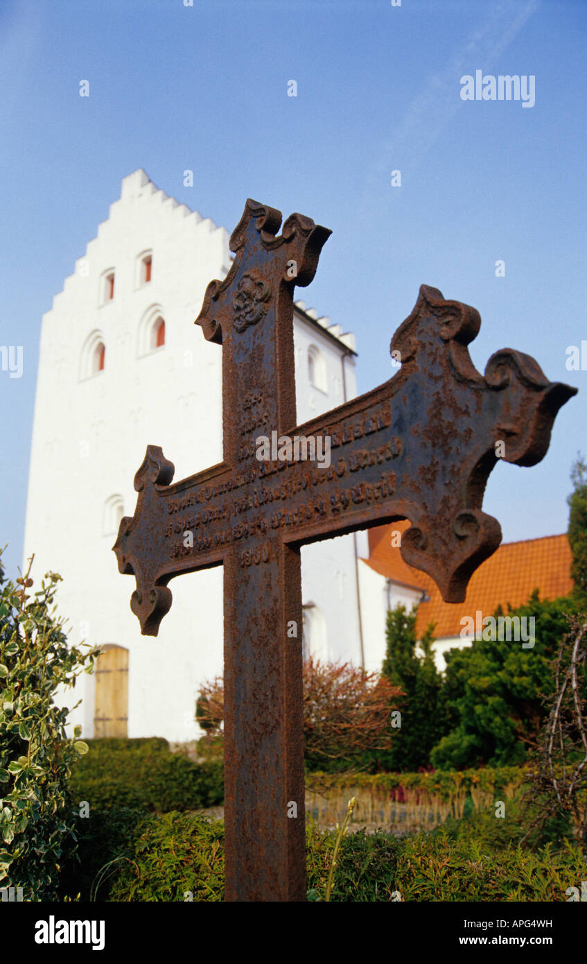 Church in TAULOV Denmark Stock Photo