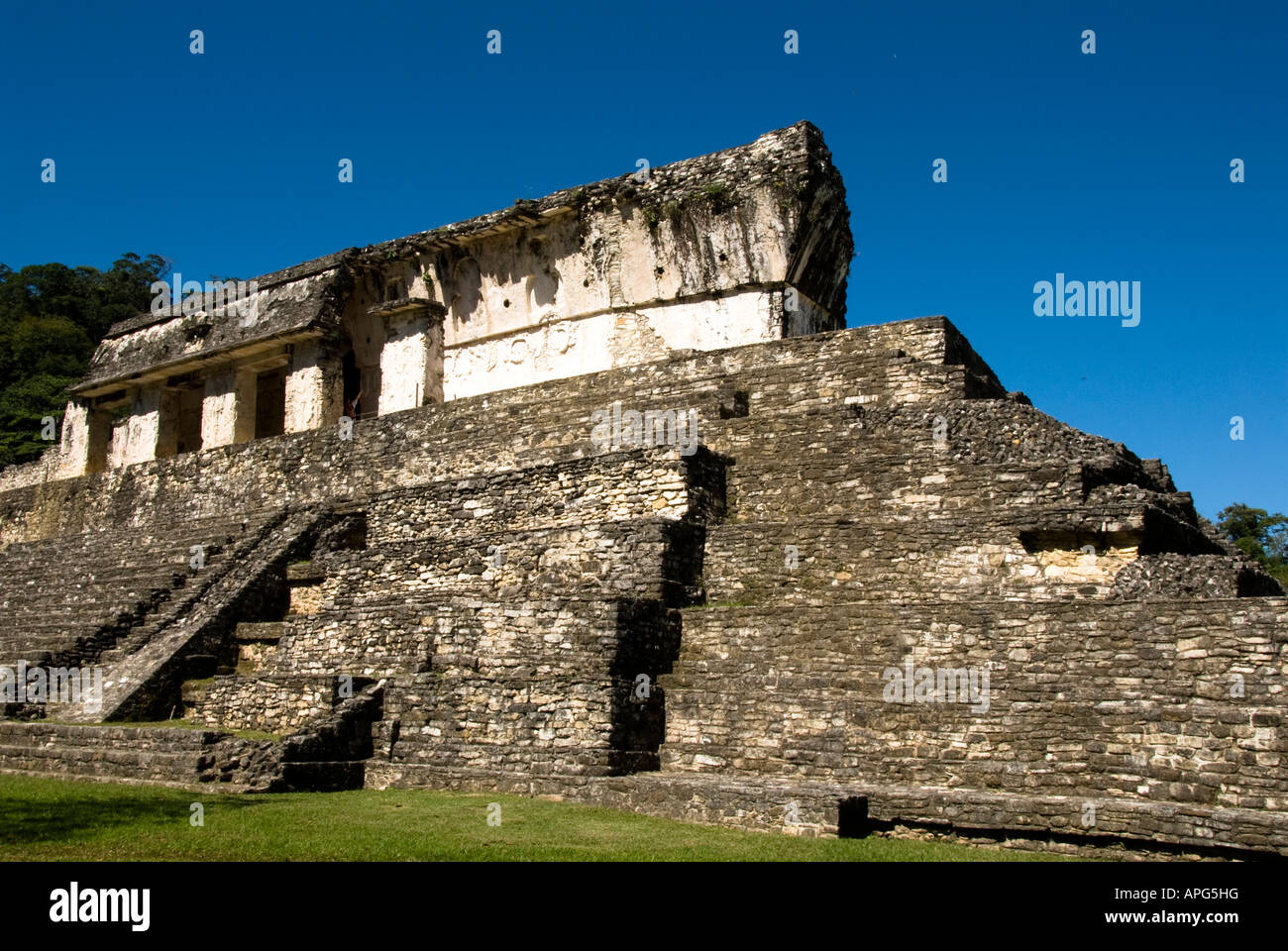 Maya archaeological site Stock Photo
