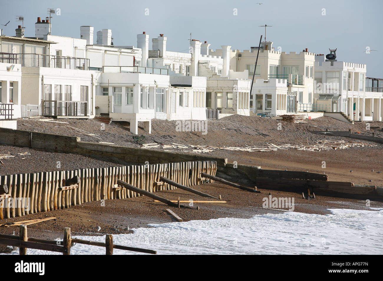 Western Esplanade in Hove, were many  celebrities live.  Picture by James Boardman. Stock Photo