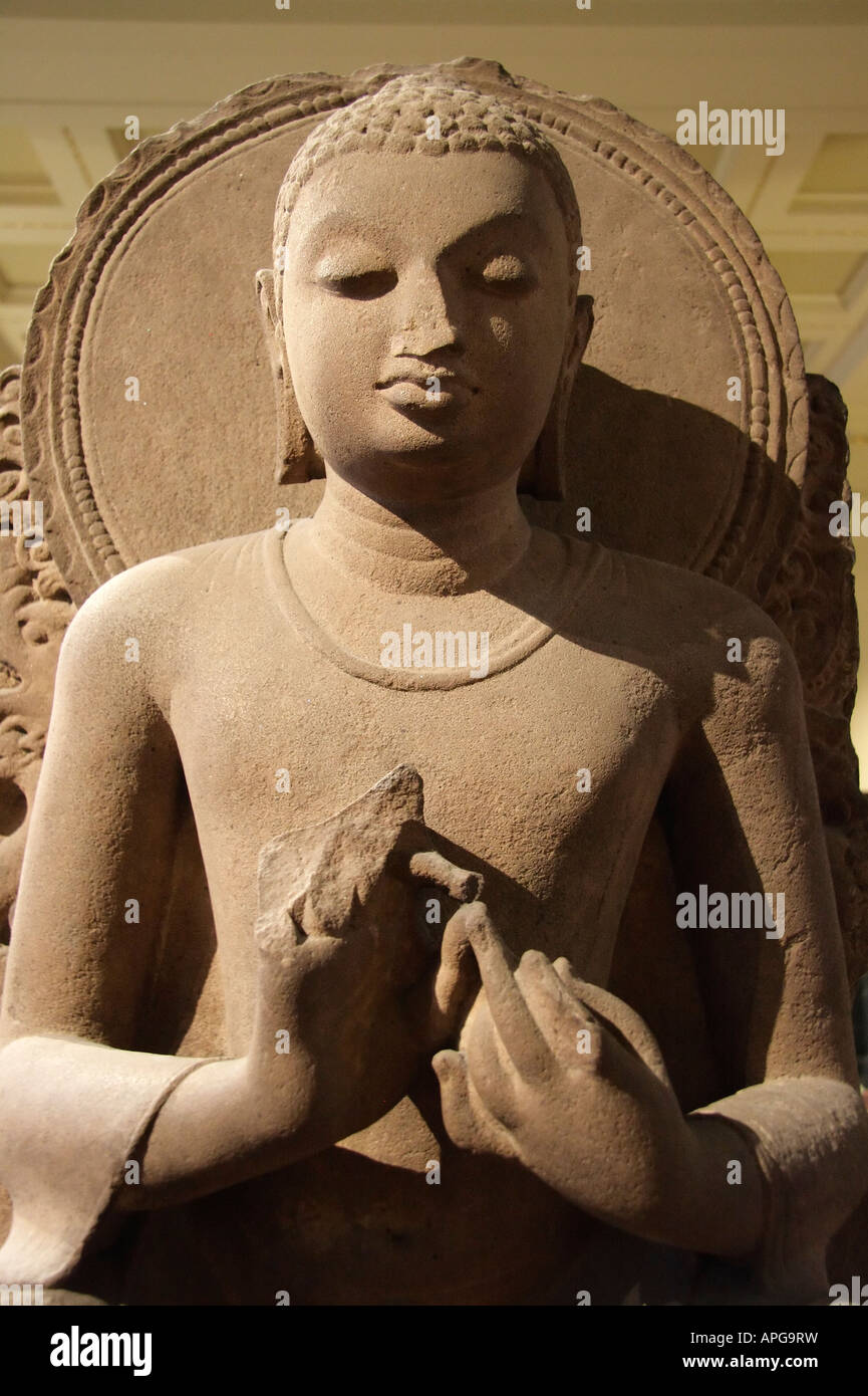 Sublime Buddha from Uttar Pradesh- British Museum 2 Stock Photo