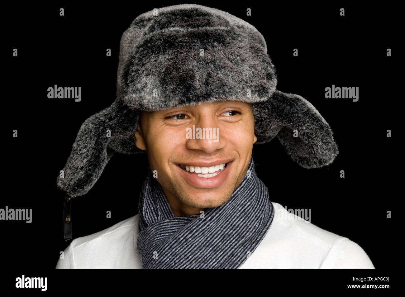 Man wearing a funny hat hi-res stock photography and images - Alamy