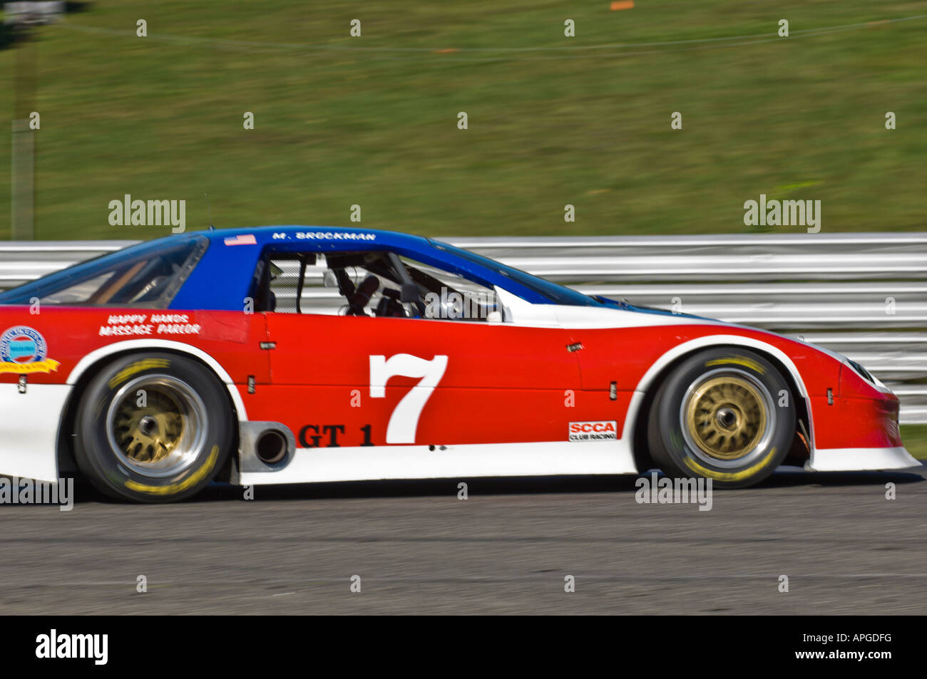 Newman Racing car #7 racing at Lime Rock Park CT Sept 29 2007 Stock