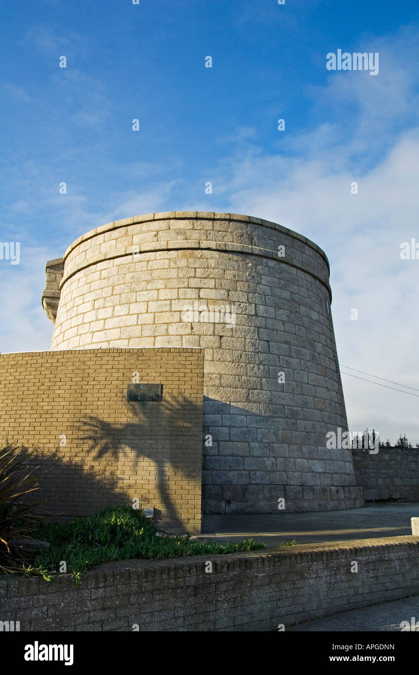 Joyce's tower at Sandycove Dublin now a museum to the writer James Joyce which featured in the novel Ulysses Stock Photo