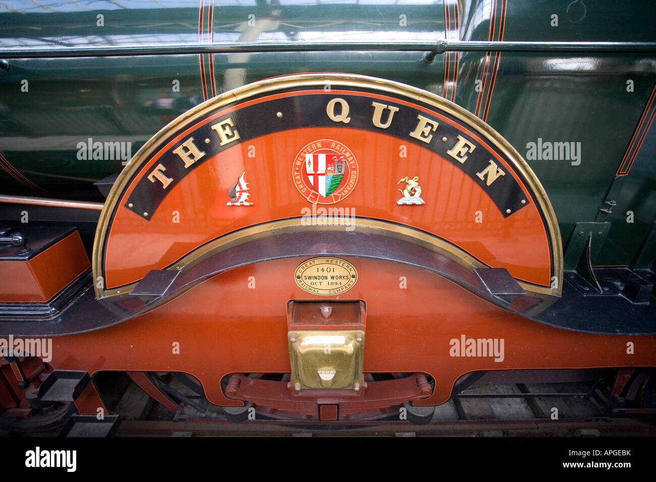 The Queens train Windsor Great Western Railway Company Stock Photo