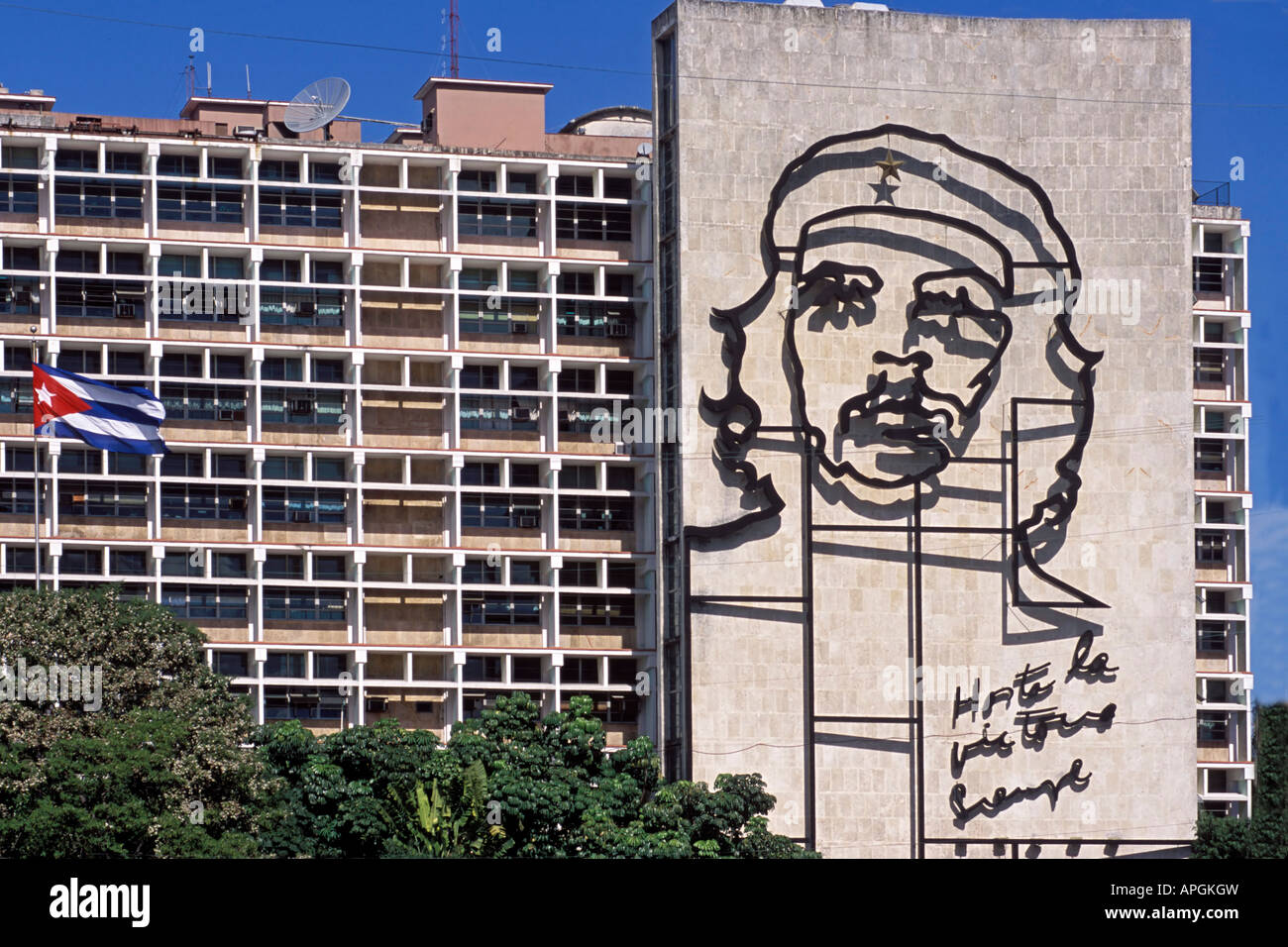 Che Guevara mural, Havana, Cuba Stock Photo
