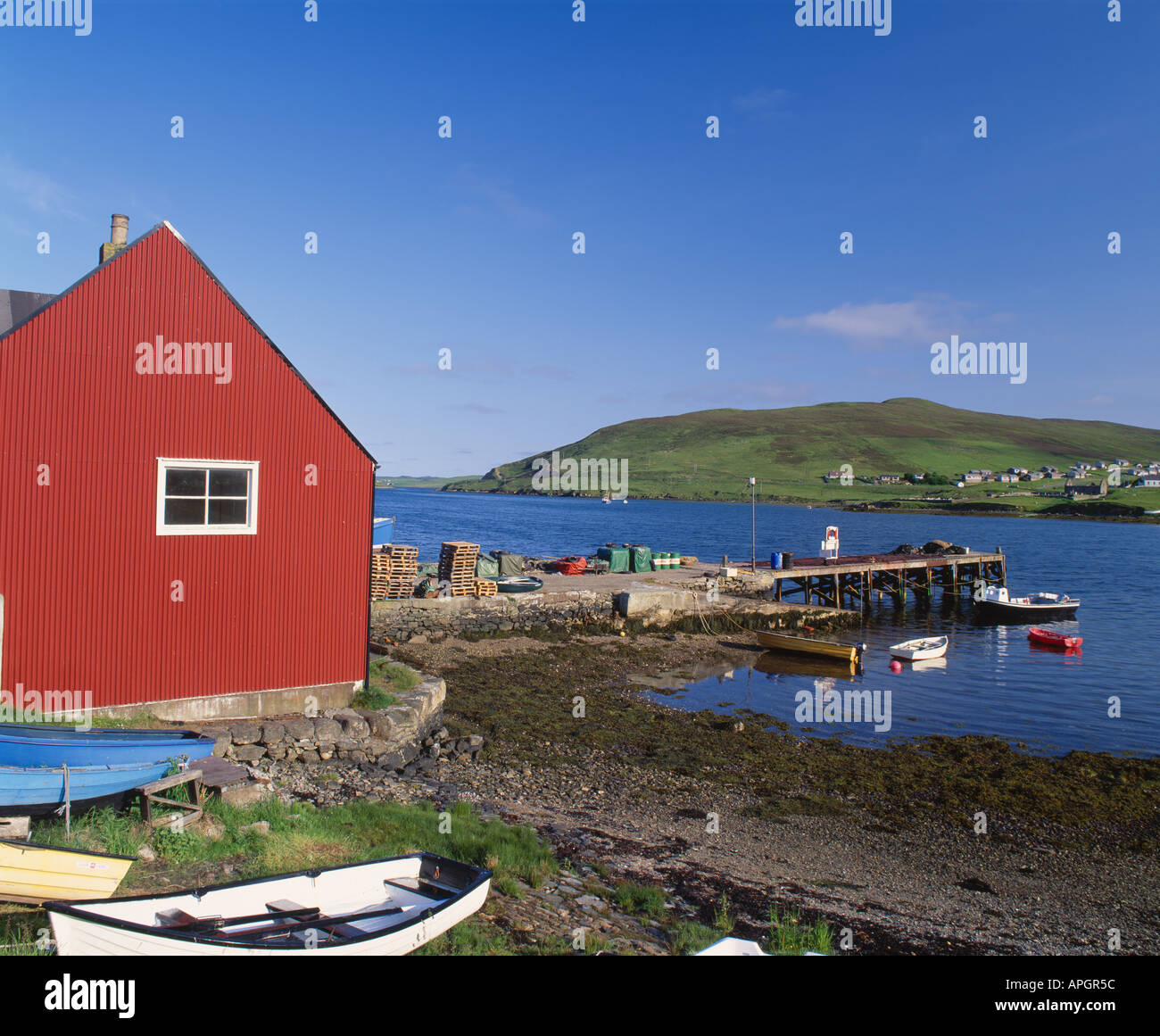 Voe, Mainland, Shetland, Scotland, UK Stock Photo Alamy