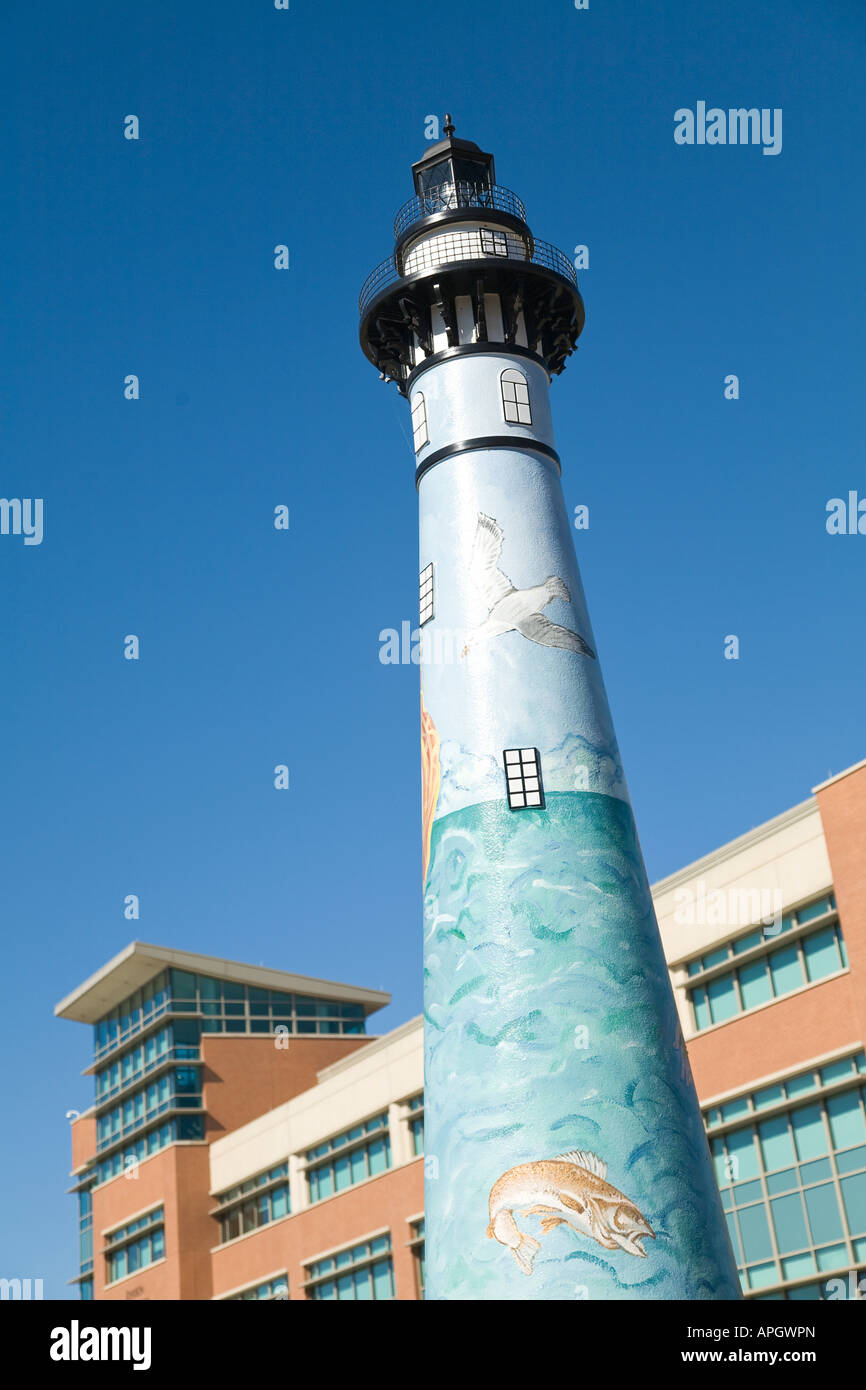 WISCONSIN Racine Painted lighthouse Johnson Outdoors corporate