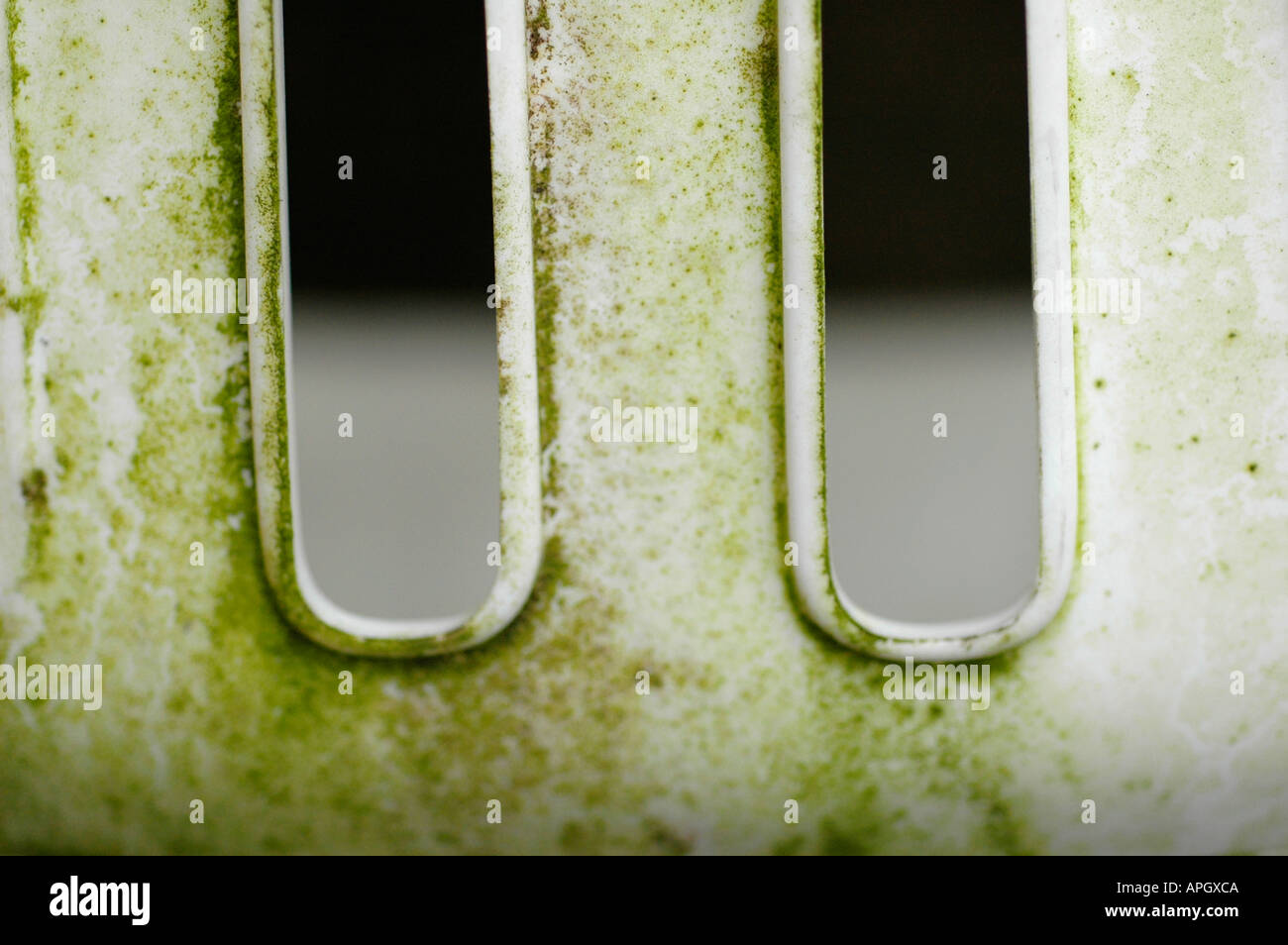 Dirty Patio Chair Stock Photo Alamy