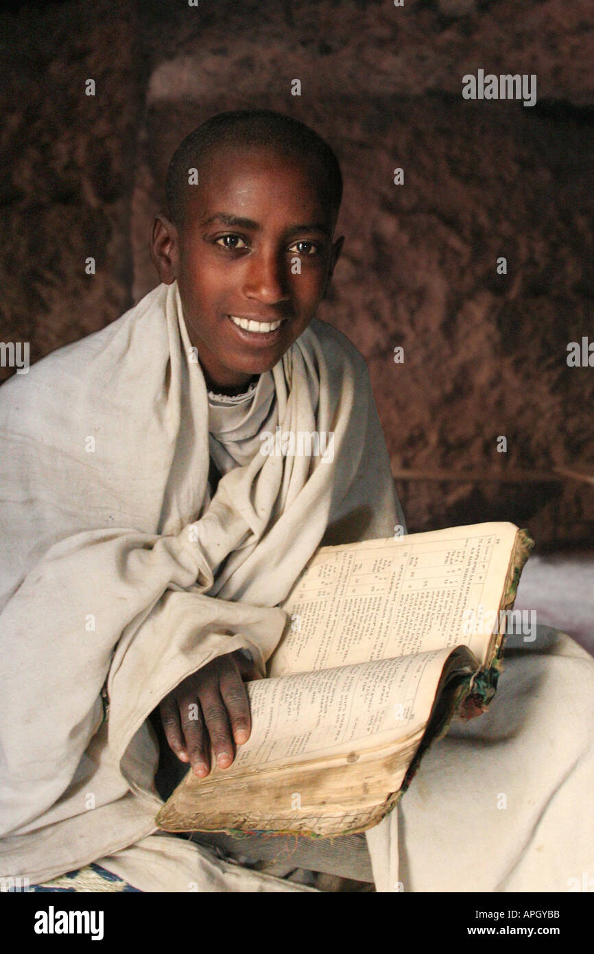 Ethiopian Orthodox Deacon at Asheton Maryam near Lalibela Ethiopia ...