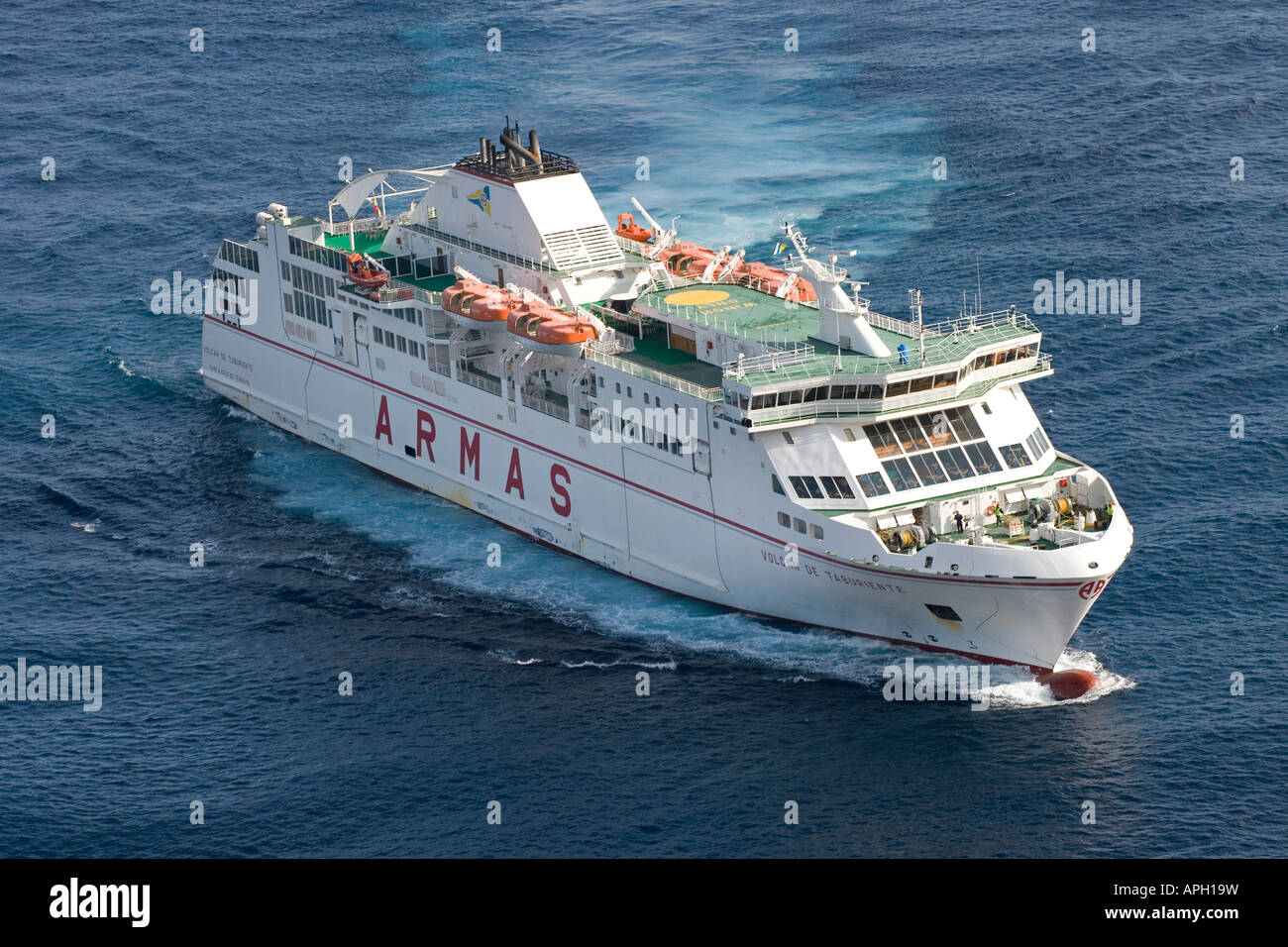 Spain, Canary Islands, La Gomera, Ferry Armas going between La Gomera