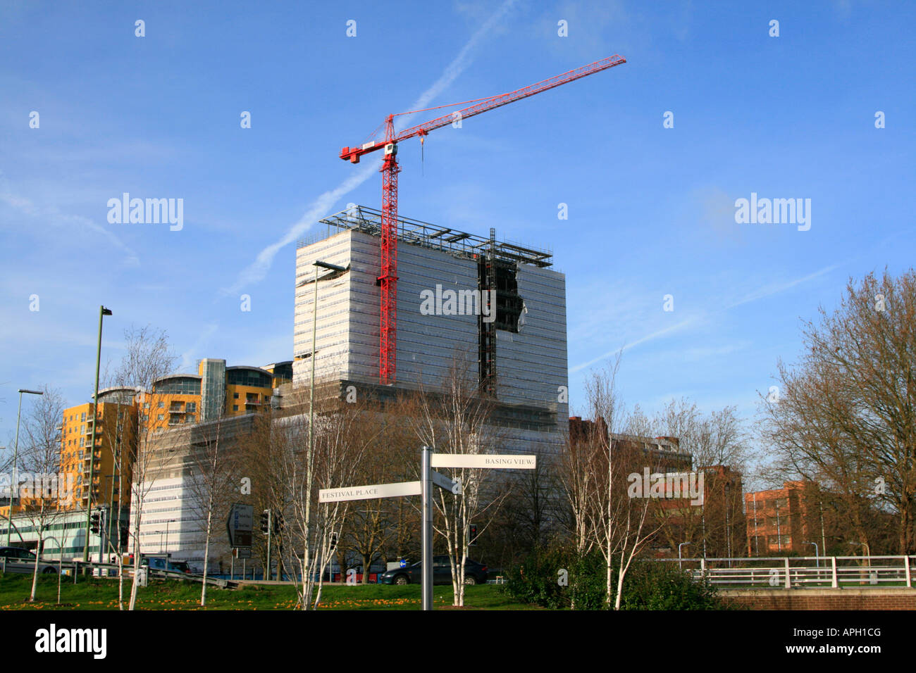 new construction town centre offices basingstoke old market town ...