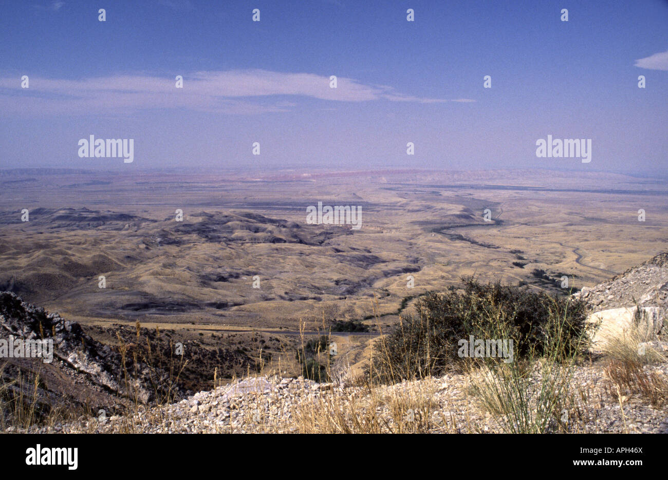 Bighorn Basin Wyoming USA Stock Photo