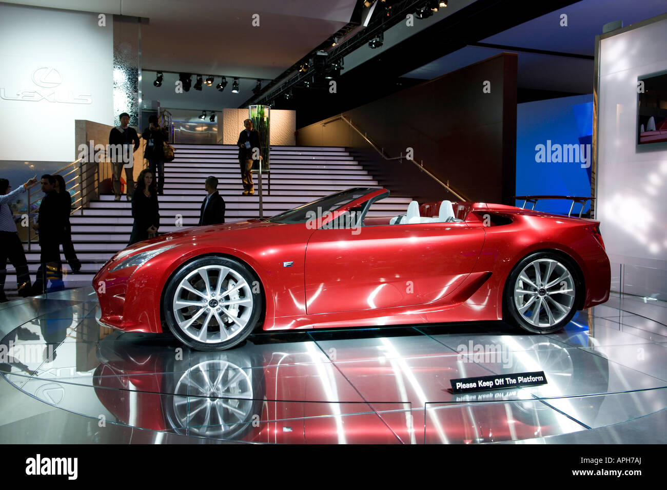 Lexus LF-A Roadster sports car concept at the 2008 North American ...