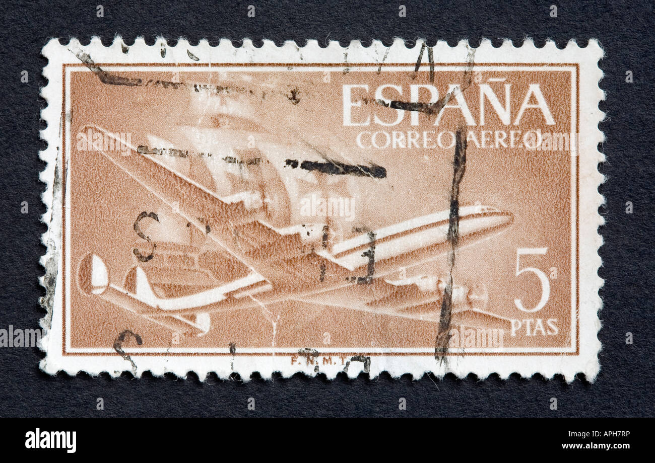Spanish postage stamp Stock Photo Alamy