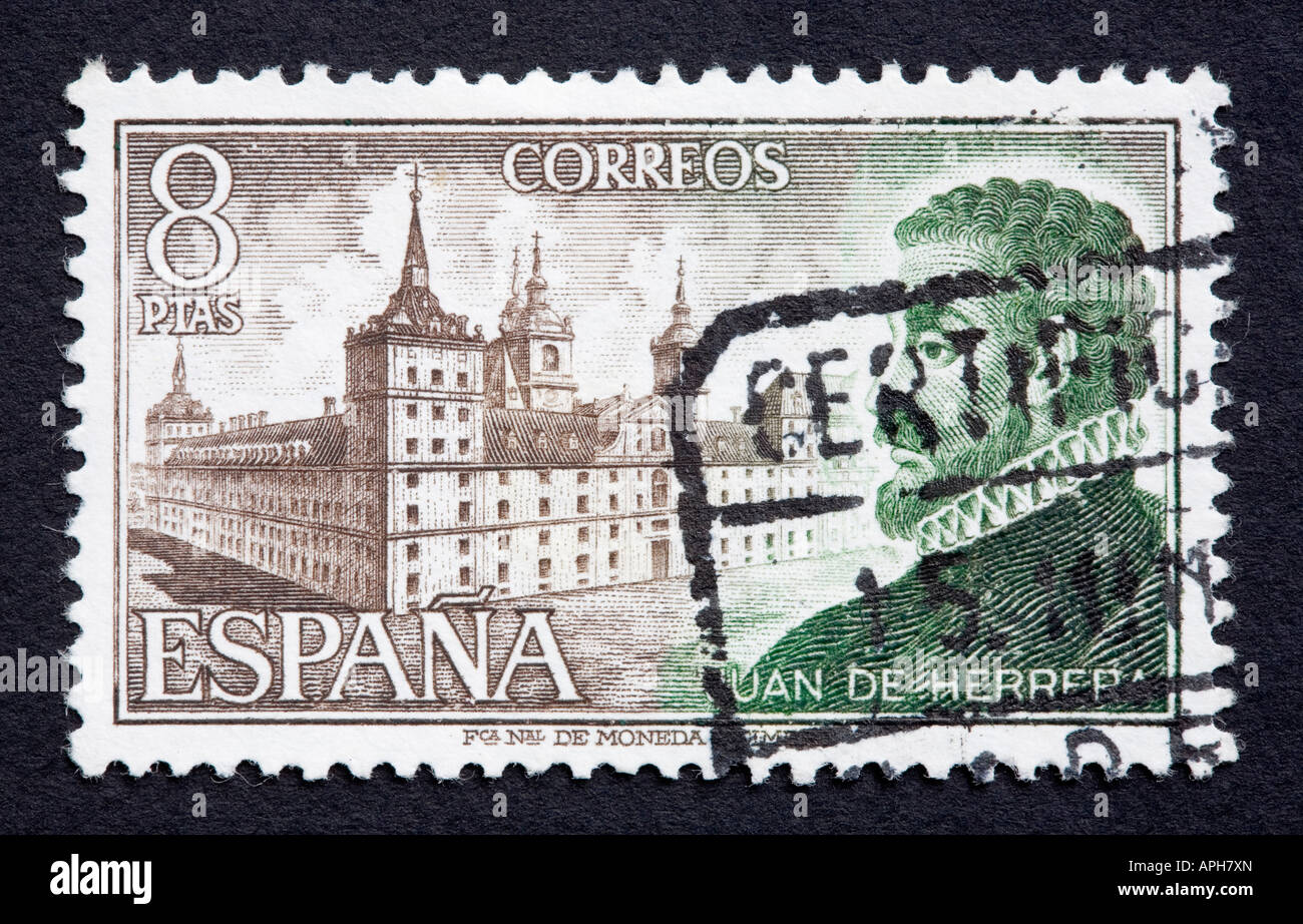 Spanish postage stamp Stock Photo Alamy