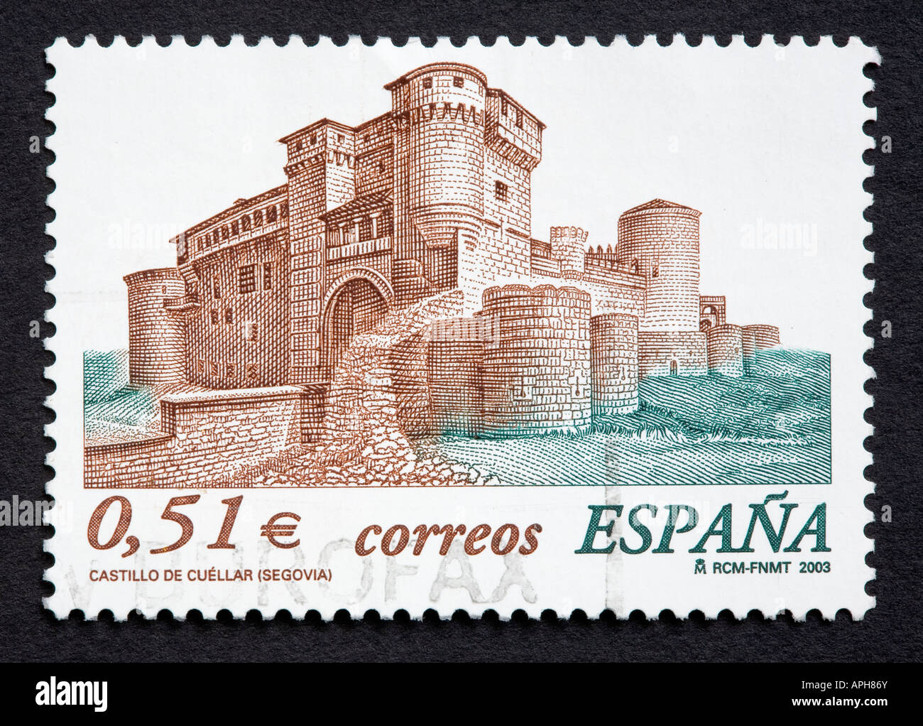 Spanish postage stamp Stock Photo Alamy